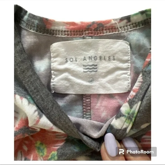 Sol Angeles tropical tank swing dress 4T - Picture 2 of 4